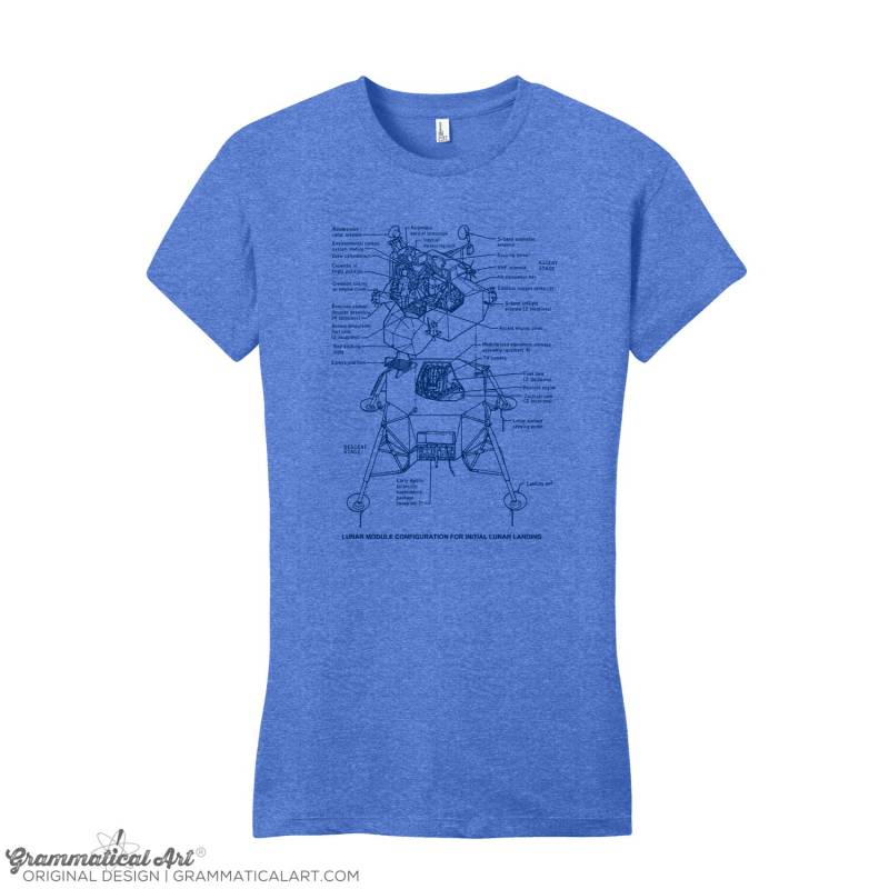 Lunar Modular Shirt Mond Blueprint Cool Typography Shirts Detaillierte Illustration Tshirt Geschenk Lunar Modular Shirt Mond Blueprint Cool Typography Shirts Detaillierte Illustration Tshirt Geschenk von GrammaticalArt