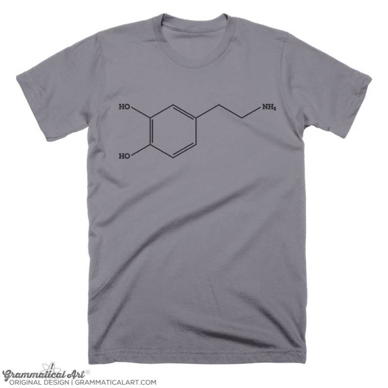 Molekül Hemd Nerdy Damen T-Shirt Für Frauen Chemie Shirt Science Gear Chemical Structure Wissenschaft von GrammaticalArt