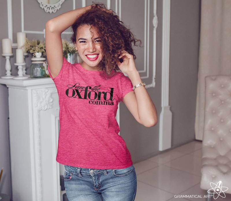 Oxford Komma Shirt Lehrer Shirts Für Geschenke Schriftsteller Englisch Save The Sprache von GrammaticalArt