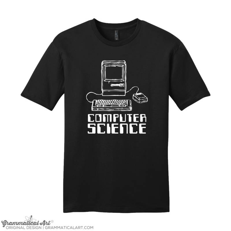 Programmierer Shirt Informatik Computer Cool Herren T-Shirt Lustige Tshirt Unikat Programmier Shirt Typography Tshirt von GrammaticalArt