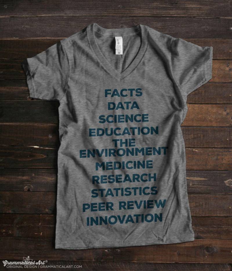 Science March Shirt Is Real Matters Wissenschaftler März Auf Washington Facts Matter Alternative von GrammaticalArt