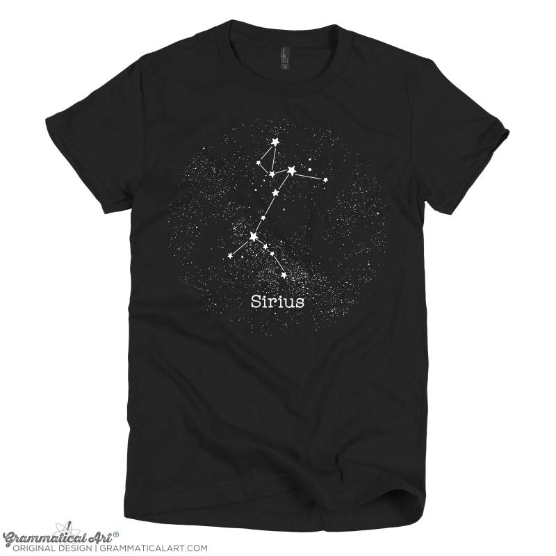 Sirius Sternbild, Astrologie Tshirts, Weltraum Shirts Für Lehrer, Nerdy Shirts, Geschenke Ihn, Abschluss Geschenk von GrammaticalArt