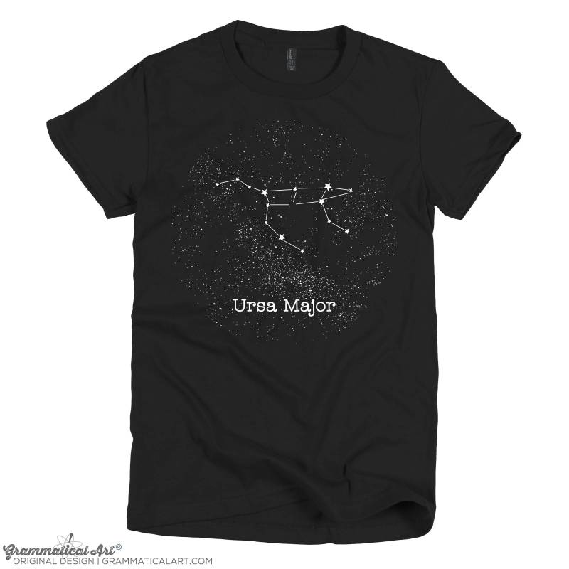 Ursa Major Science Shirts Nerdy Tshirts Für Sie Ihn Weltraum Geschenke Wissenschaftler Geschenkideen Astronomie Astrologie Tshirts von GrammaticalArt