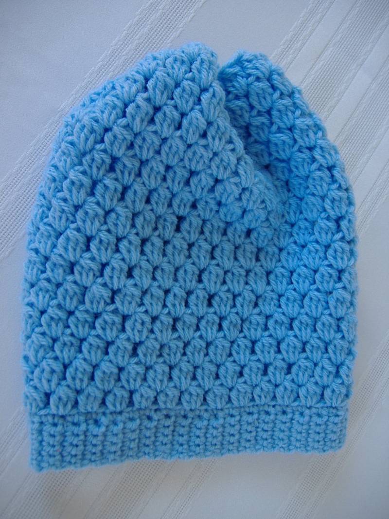Boho Mütze, Gehäkelte Mütze Blau Boho Mütze, Gehäkelte Mütze Blau von GrammysCustomCrochet