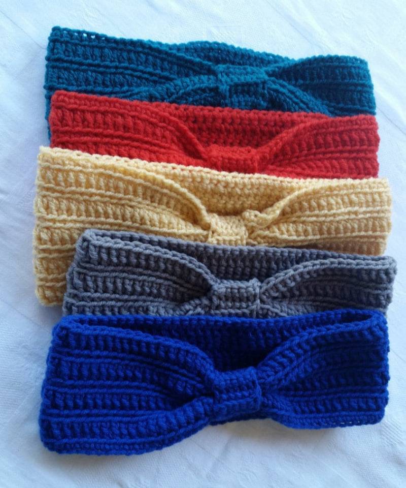 Gehäkeltes Turban Stirnband, Stirnband Gehäkeltes Turban Stirnband, Stirnband von GrammysCustomCrochet