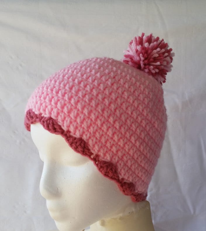 Pinke Bommelmütze, Mädchen Bommelmütze, Rosa Und Rosa Mütze, Bommelbeanie, Bommelmütze, Bommelmütze Pinke Bommelmütze, Mädchen Bommelmütze, Rosa Und Rosa Mütze, Bommelbeanie, Bommelmütze, Bommelmütze von GrammysCustomCrochet