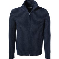 Gran Sasso Herren Cardigan blau unifarben von Gran Sasso