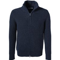 Gran Sasso Herren Cardigan blau unifarben von Gran Sasso