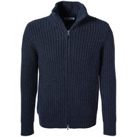 Gran Sasso Herren Cardigan blau unifarben von Gran Sasso