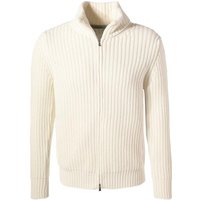 Gran Sasso Herren Cardigan weiß unifarben von Gran Sasso