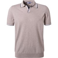 Gran Sasso Herren Polo-Shirt beige meliert von Gran Sasso