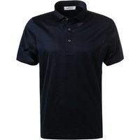Gran Sasso Herren Polo-Shirt blau Baumwoll-Jersey von Gran Sasso