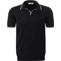 Gran Sasso Herren Polo-Shirt schwarz von Gran Sasso
