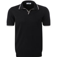 Gran Sasso Herren Polo-Shirt schwarz von Gran Sasso