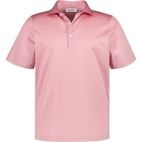 Gran Sasso Herren Polo-Shirt rosa Baumwoll-Jersey von Gran Sasso