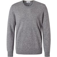 Gran Sasso Herren Pullover grau Kaschmir unifarben von Gran Sasso