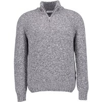 Gran Sasso Herren Troyer grau Schurwolle unifarben von Gran Sasso