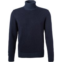 Gran Sasso Herren Rollkragenpullover blau unifarben von Gran Sasso