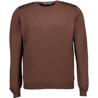 Gran Sasso Herren Pullover braun Merinowolle unifarben von Gran Sasso