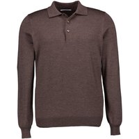 Gran Sasso Herren Pullover braun unifarben von Gran Sasso