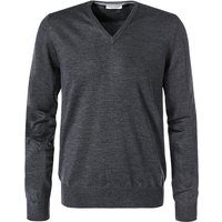 Gran Sasso Herren Pullover grau Schurwolle unifarben Gran Sasso Herren Pullover grau Schurwolle unifarben von Gran Sasso