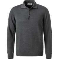 Gran Sasso Herren Pullover grau Schurwolle unifarben von Gran Sasso