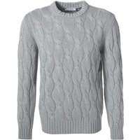 Gran Sasso Herren Pullover grau unifarben von Gran Sasso