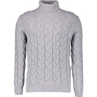Gran Sasso Herren Rollkragenpullover grau unifarben von Gran Sasso