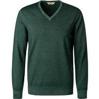 Gran Sasso Herren Pullover grün Schurwolle unifarben von Gran Sasso