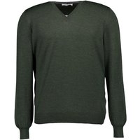 Gran Sasso Herren Pullover grün Schurwolle unifarben von Gran Sasso