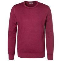 Gran Sasso Herren Pullover rosa Schurwolle unifarben von Gran Sasso