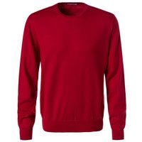 Gran Sasso Herren Pullover rot Merinowolle unifarben von Gran Sasso