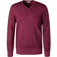 Gran Sasso Herren Pullover rot Schurwolle unifarben von Gran Sasso