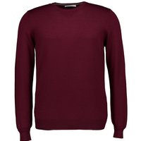 Gran Sasso Herren Pullover rot Schurwolle unifarben von Gran Sasso