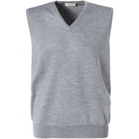 Gran Sasso Herren Pullunder grau Schurwolle unifarben Gran Sasso Herren Pullunder grau Schurwolle unifarben von Gran Sasso
