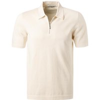 Gran Sasso Herren Zip-Polo beige von Gran Sasso