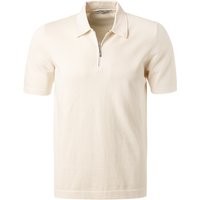 Gran Sasso Herren Zip-Polo beige von Gran Sasso