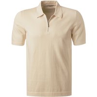 Gran Sasso Herren Zip-Polo beige von Gran Sasso