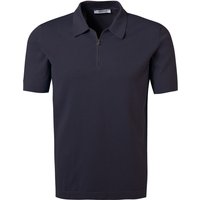 Gran Sasso Herren Zip-Polo blau von Gran Sasso
