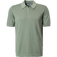 Gran Sasso Herren Zip-Polo grün von Gran Sasso