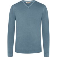 Gran Sasso Leichter Pullover aus feiner Schurwolle mit V-Ausschnitt in 54 von Gran Sasso