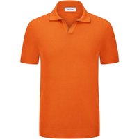 Gran Sasso Perlstrick-Poloshirt mit Variokragen von Gran Sasso