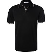 Gran Sasso Herren Polo-Shirt schwarz von Gran Sasso