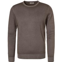 Gran Sasso Herren Pullover beige Merinowolle unifarben von Gran Sasso