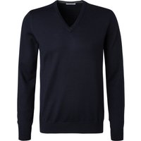 Gran Sasso Herren Pullover blau Schurwolle unifarben von Gran Sasso