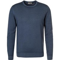 Gran Sasso Herren Pullover blau Merinowolle unifarben von Gran Sasso