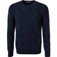 Gran Sasso Herren Pullover blau unifarben von Gran Sasso