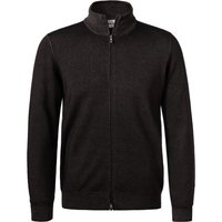 Gran Sasso Herren Cardigan braun Schurwolle unifarben von Gran Sasso