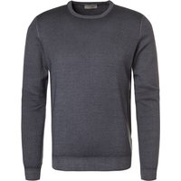 Gran Sasso Herren Pullover grau Schurwolle unifarben von Gran Sasso