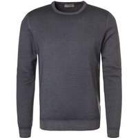 Gran Sasso Herren Pullover grau Schurwolle unifarben von Gran Sasso